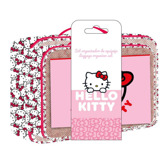 Précommande : HELLO KITTY - Set de Trousses de Voyage 3in1