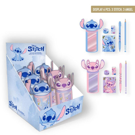 Précommande : STITCH & ANGEL - Display de 6 Sets de Papeterie 6pc