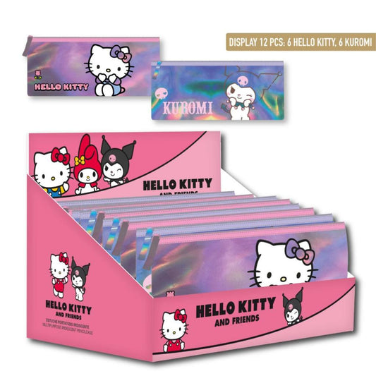 Précommande : HELLO KITTY & KUROMI - Display de 12 Trousses Nacrées