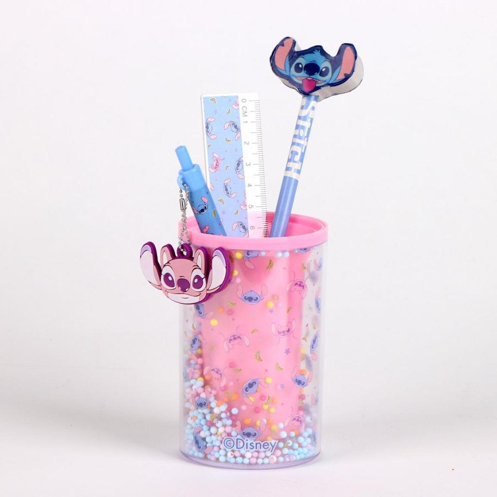 Précommande : STITCH - Set de Papeterie - Pot à Crayon + 3pc.