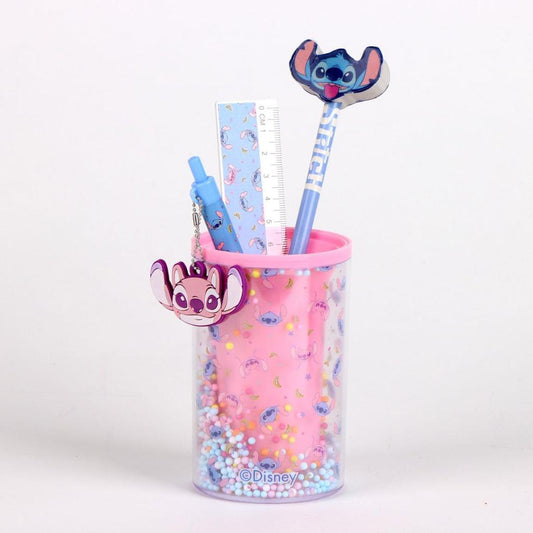 Précommande : STITCH - Set de Papeterie - Pot à Crayon + 3pc.