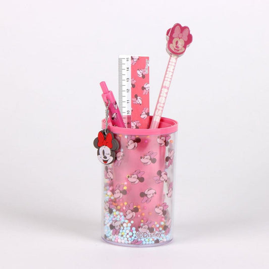 Précommande : MINNIE - Set de Papeterie - Pot à Crayon + 3pc.