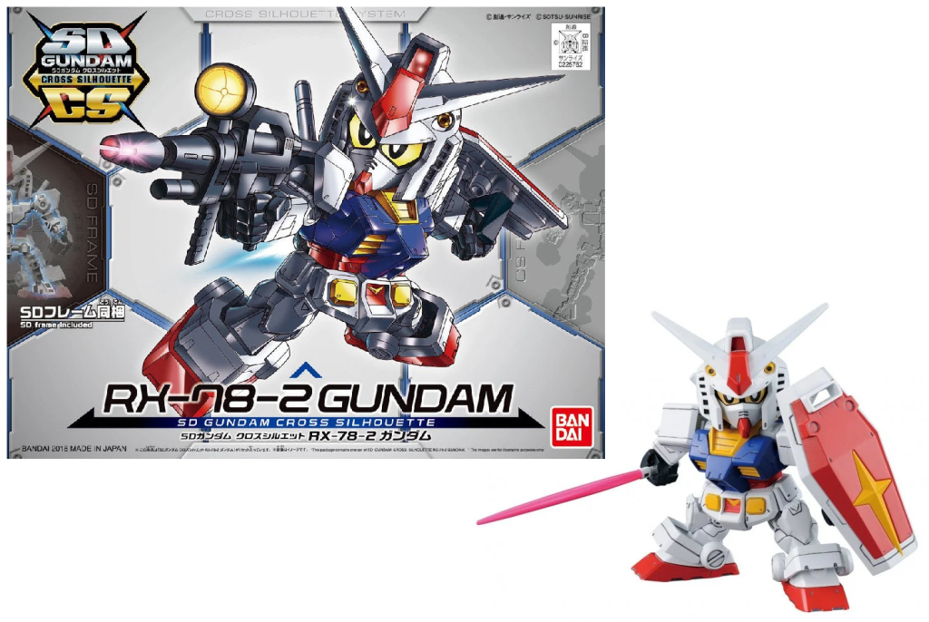 Précommande : GUNDAM - SD Cross Silhouette RX-78-2 Gundam - Model Kit