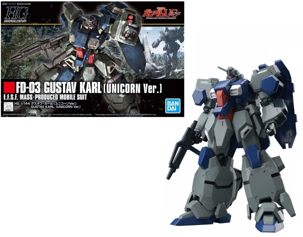 Précommande : GUNDAM - HGUC 1/144 E.F.S.F. Gustav Karl (Unicorn ver.) - Model Kit