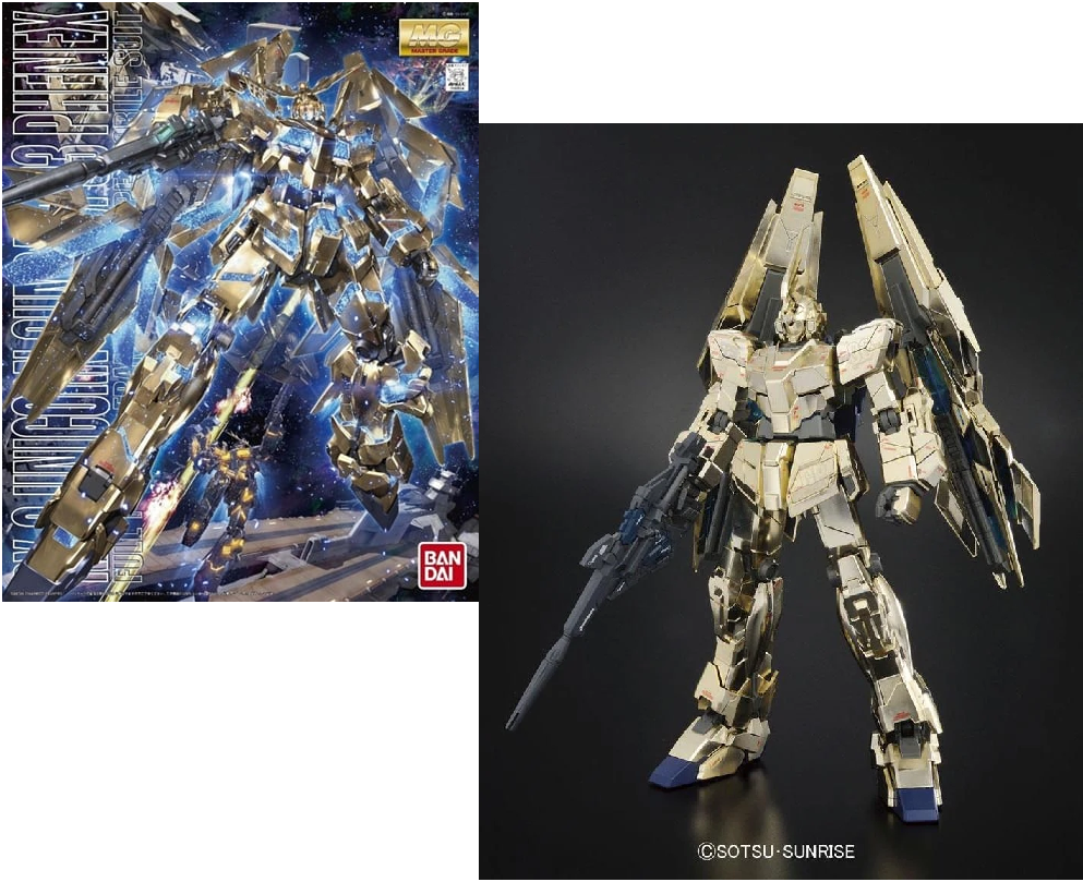 Précommande : GUNDAM - MG 1/100 Unicoirn Gundam 03 Phenex - Model Kit