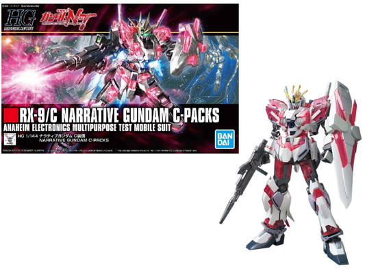 Précommande : GUNDAM - HG 1/144 Narrative Gundam C-Packs - Model Kit 13cm