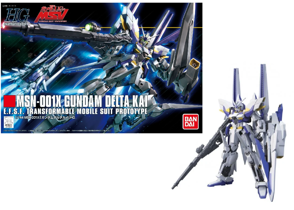 Précommande : GUNDAM - HGUC 1/144 MSN-001X Delta Kai Gundam - Model Kit