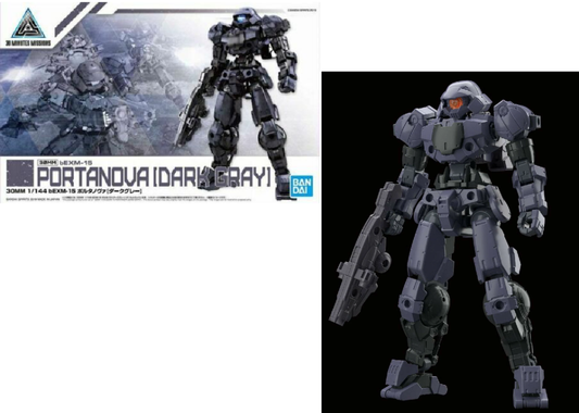 Précommande : GUNDAM - 30MM 1/144 bEXM-15 Portanova Dark Gray - Model Kit