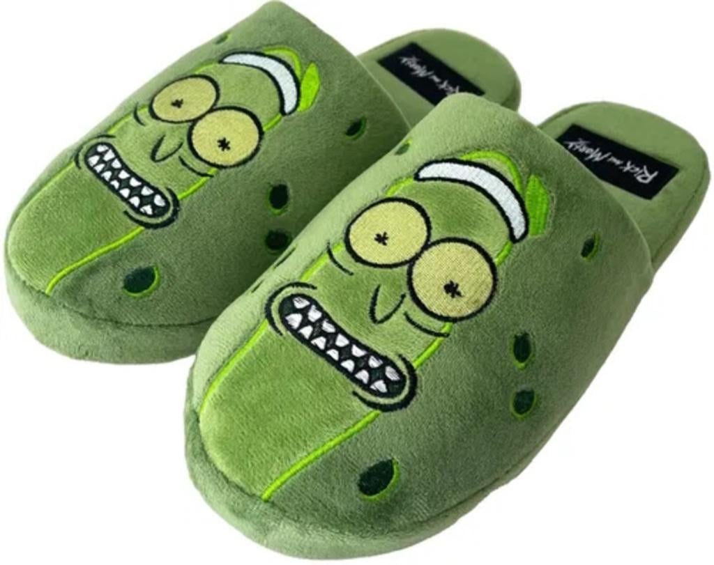 Précommande : RICK & MORTY - Pantoufles - Pickle Rick EU 42+