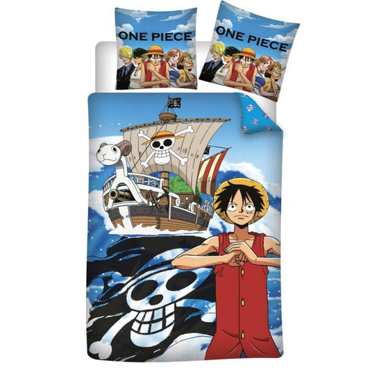Précommande : ONE PIECE - Parure de lit 140x200cm - '100% Coton'