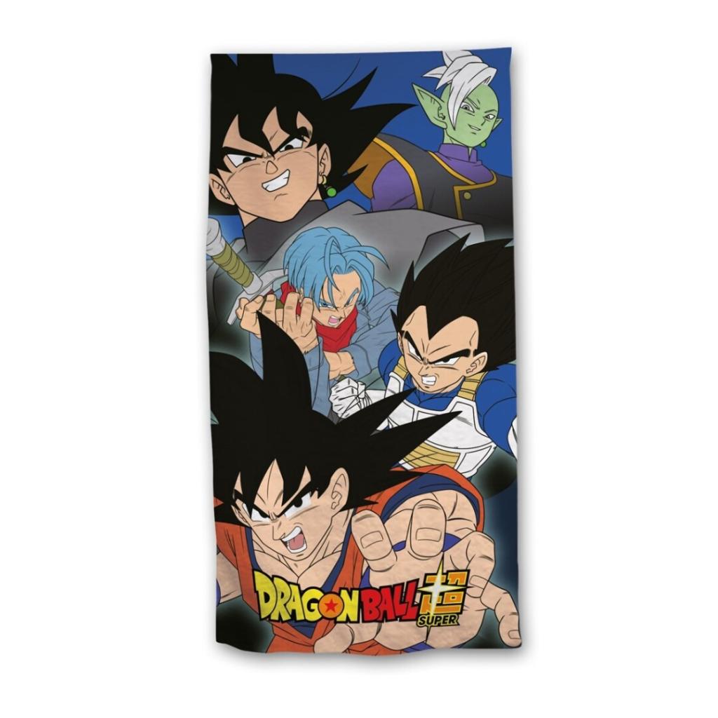 Précommande : DRAGON BALL SUPER - Goku Vegeta Trunks - Serviette de Plage 70x140cm