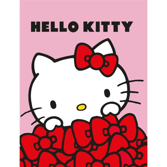 Précommande : HELLO KITTY - Couverture Flanelle 130x160cm