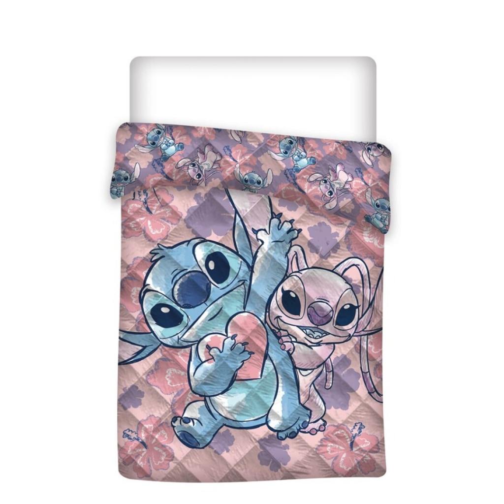 Précommande : DISNEY - Stitch & Angel - Couverture en Quilt 140x200cm