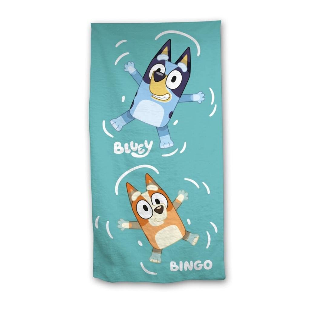 Précommande : BLUEY - Bluey et Bingo - Serviette de Plage 70x140cm