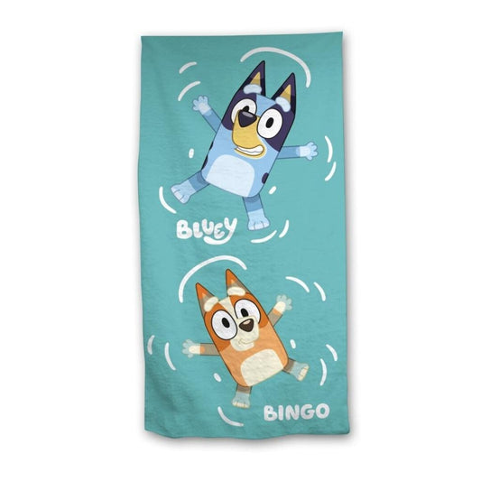 Précommande : BLUEY - Bluey et Bingo - Serviette de Plage 70x140cm