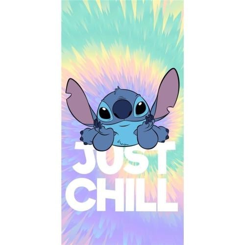 LILO & STITCH - Just Chill -Serviette de Plage 100% Polyester 70x140cm