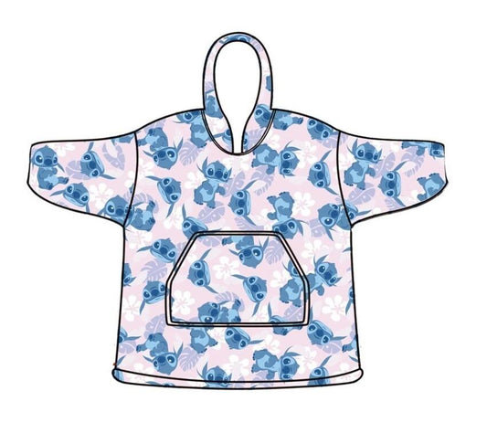 Précommande : LILO & STITCH - Sweat Poncho - Taille Enfant (3-6 ans)