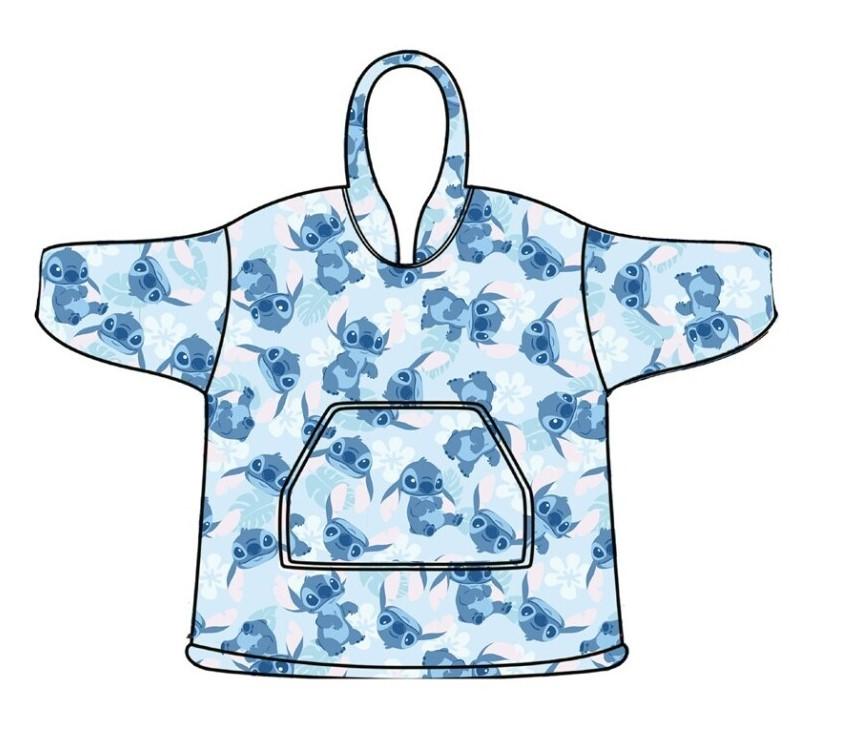 Précommande : LILO & STITCH - Stitch - Sweat Poncho - Taille Adulte