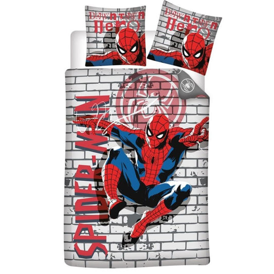Précommande : MARVEL - Parure de lit 140x200cm + 65x65cm - Spider-Man