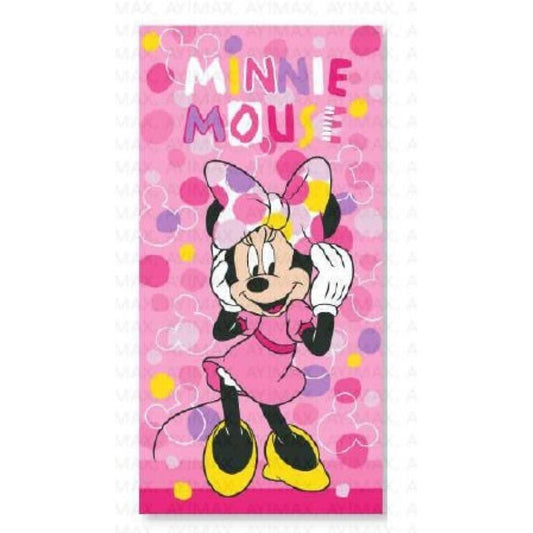 Précommande : DISNEY - Minnie Mouse - Serviette de Plage 70x140cm