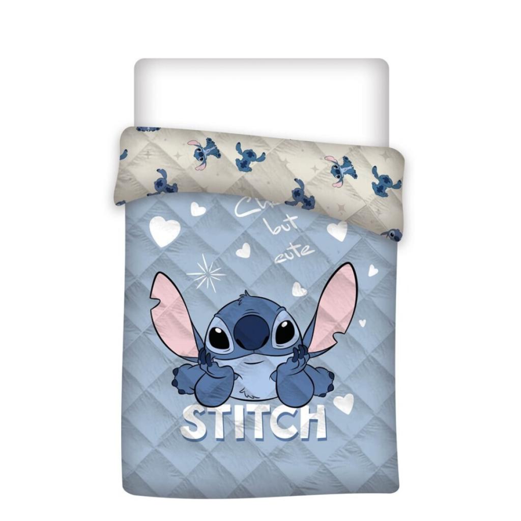 Précommande : DISNEY - Stitch - Couverture en Quilt 140x200cm