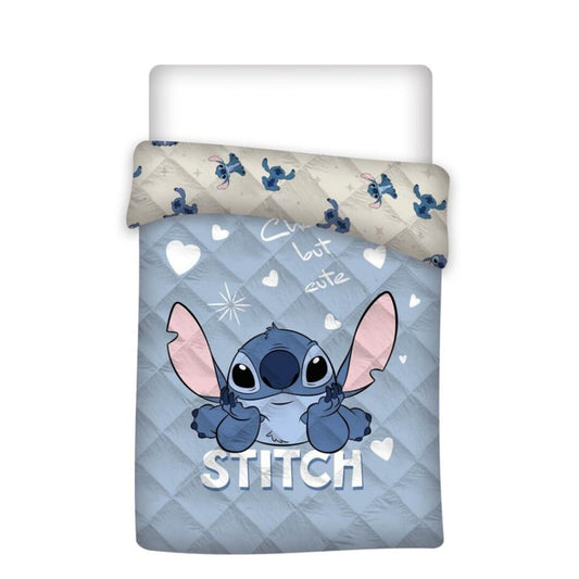 Précommande : DISNEY - Stitch - Couverture en Quilt 140x200cm