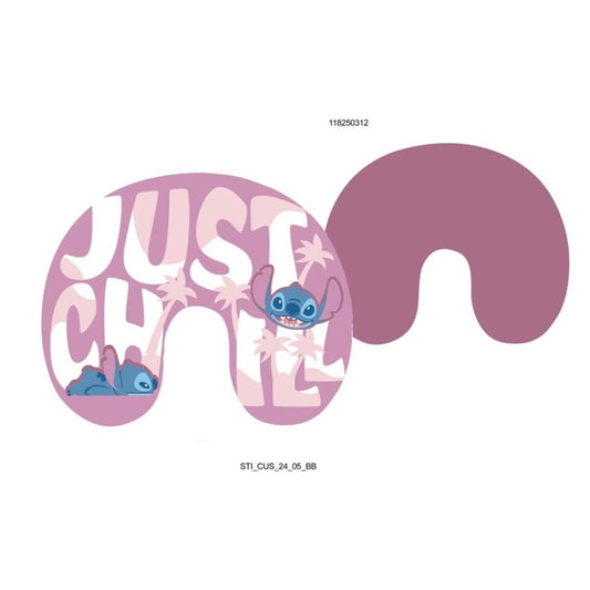 Précommande : LILO & STITCH - Stitch "Just Chill" - Coussin de voyage