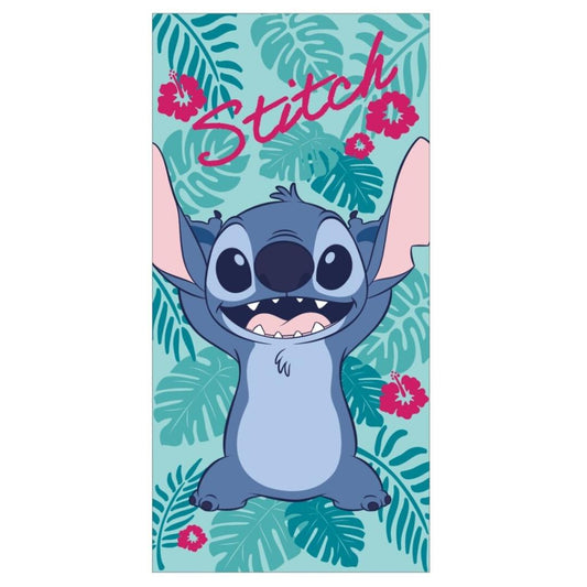 Précommande : DISNEY - Stitch Fleur - Serviette de Plage 70x140cm