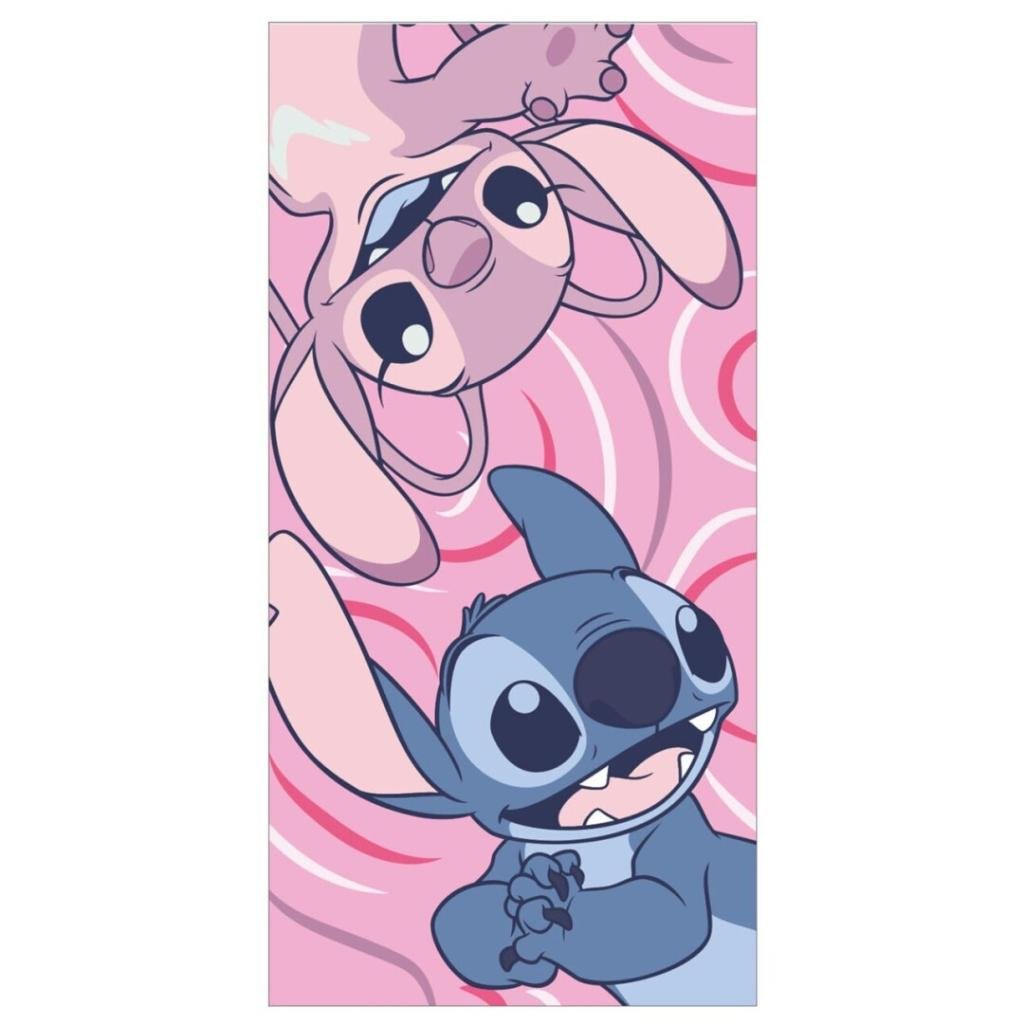 Précommande : DISNEY - Stitch & Angel - Serviette de Plage 70x140cm