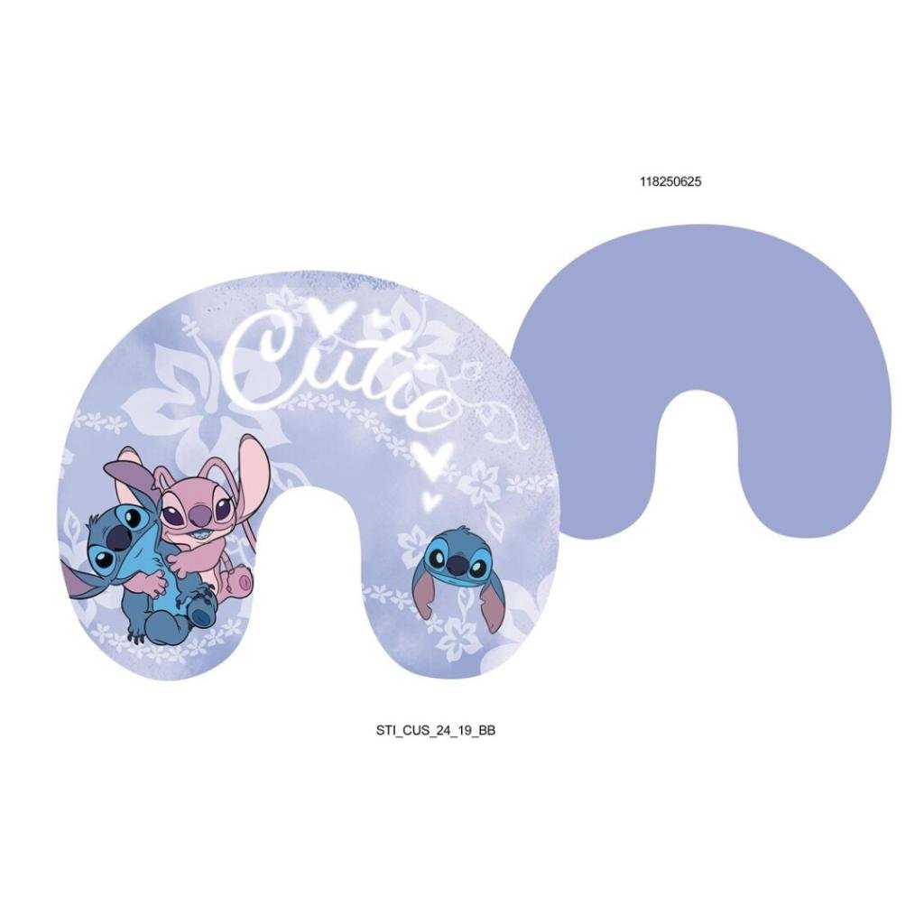 Précommande : LILO & STITCH - Stitch et Angel "Cutie" - Coussin de voyage