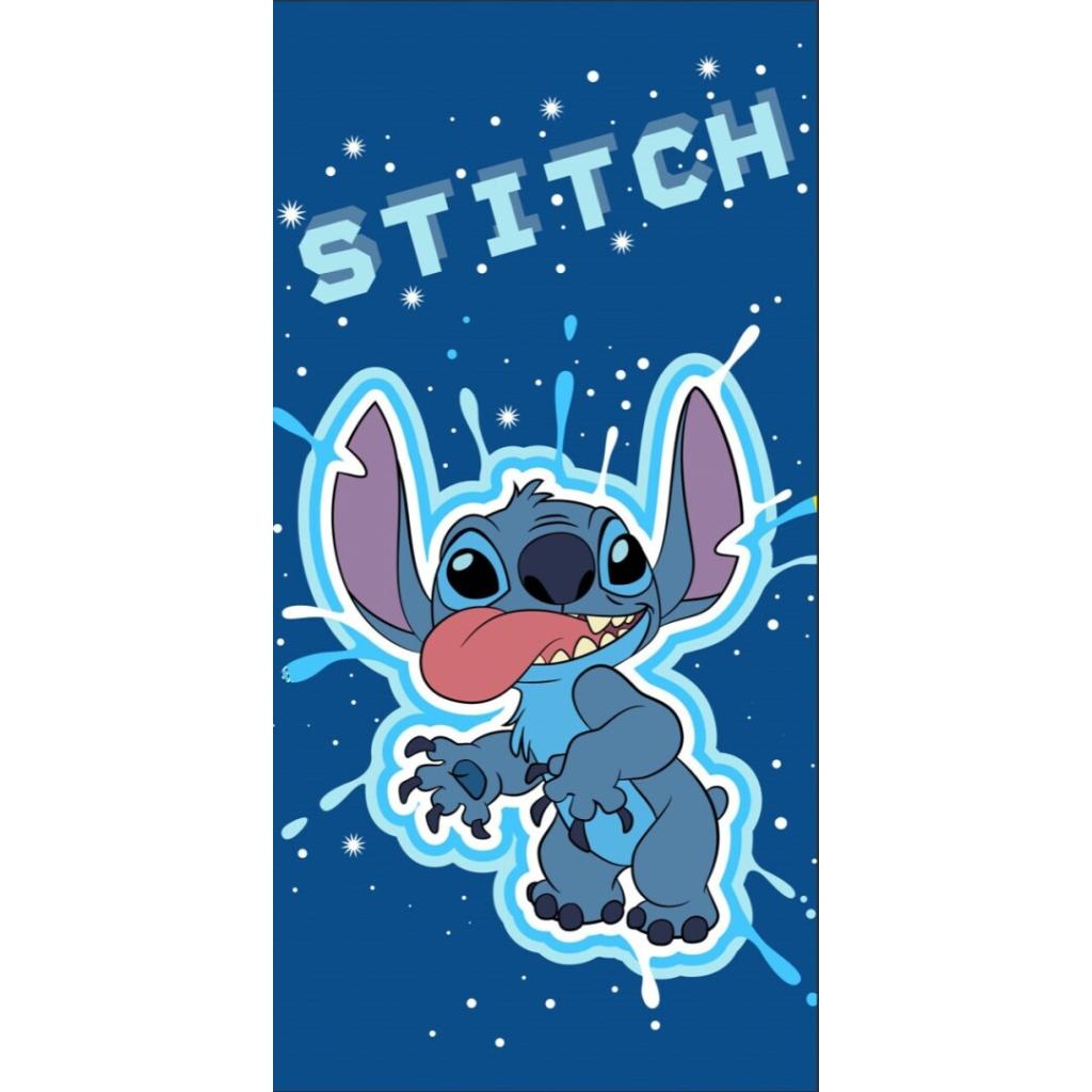 Précommande : DISNEY - Stitch tirant sa langue - Serviette de Plage 70x140cm