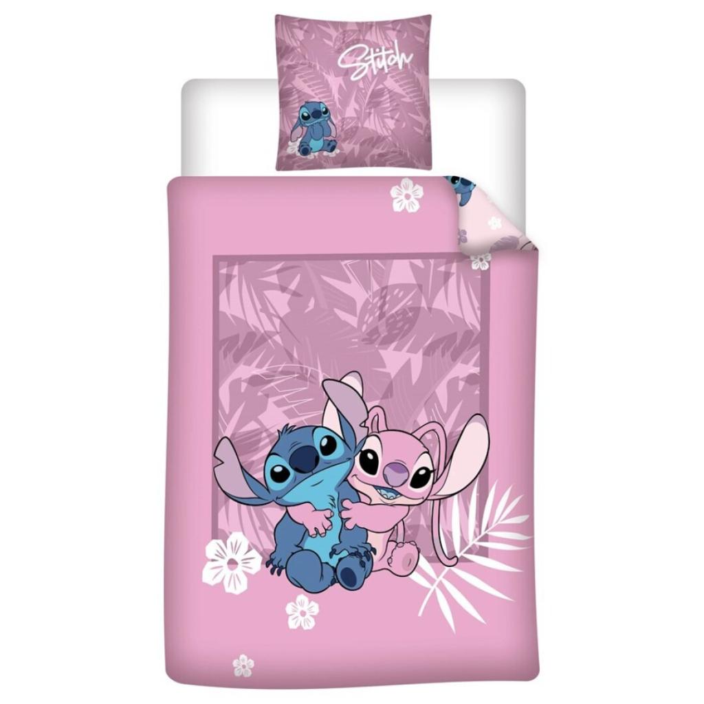 Précommande : LILO & STITCH - Parure de lit 140x200cm + 65x65cm - Stitch & Angel