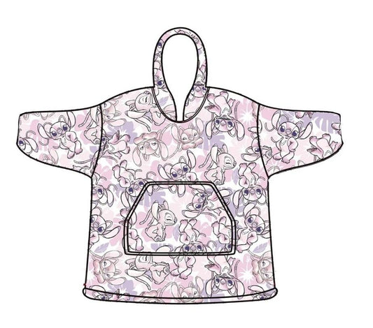 Précommande : LILO & STITCH - Angel - Sweat Poncho - Taille Enfant (7-14 ans)