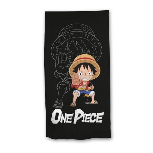 Précommande : ONE PIECE - Luffy "Chibi" - Serviette de Plage 70x140cm