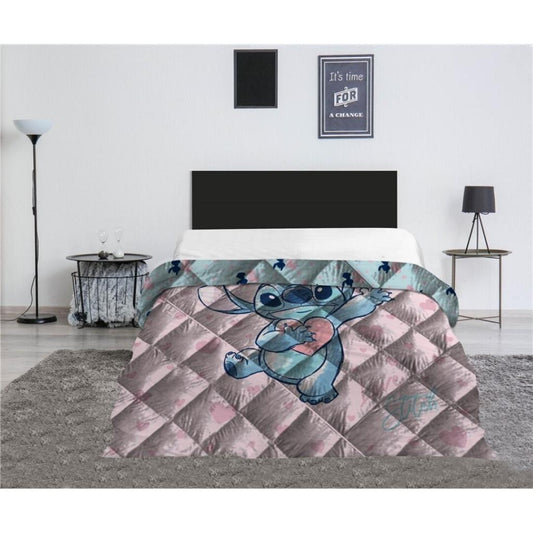 Précommande : LILO & STITCH - Stitch "Coeur" - Couverture en Quilt 240x220cm