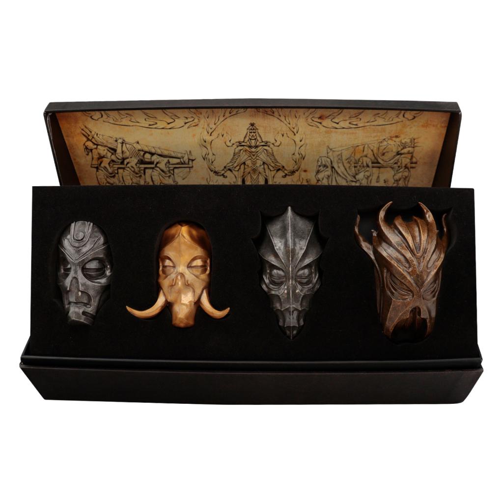 Précommande : ELDER SCROLLS V SKYRIM -Set 4 Masques de Prêtre Dragon Edition Limitée