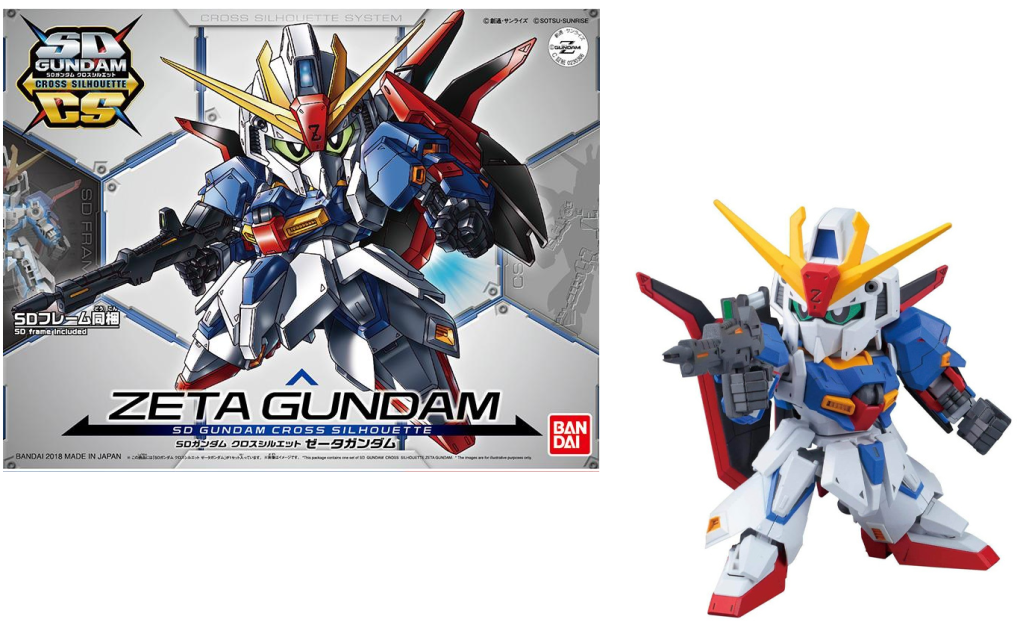 Précommande : GUNDAM - Model Kit - SD Cross Silhouette Zeta Gundam