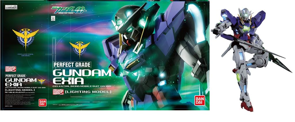 Précommande : GUNDAM - Model Kit - Perfect Grade - EXIA Lighting Model - 27cm