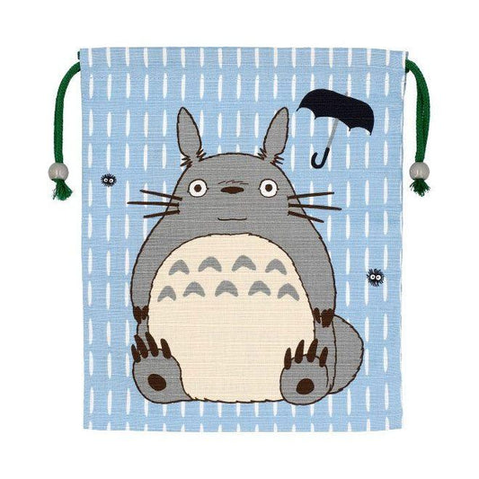 Précommande : GHIBLI - Mon voisin Totoro - Sacoche Tissu bleu 14x17cm