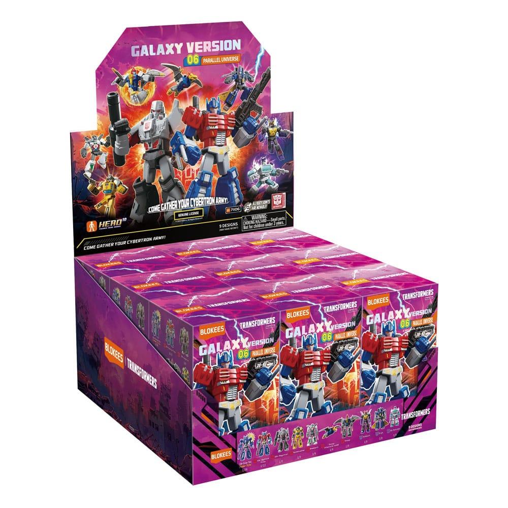 Précommande : TRANSFORMERS - Galaxy Version 06 - Model Kit Blokees Display 9 pc