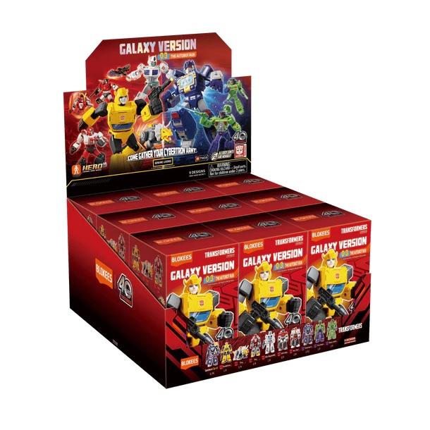Précommande : TRANSFORMERS - Galaxy Version 03 - Model Kit Blokees Display 9 pc