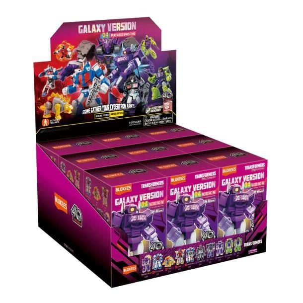 Précommande : TRANSFORMERS - Galaxy Version 04 - Model Kit Blokees Display 9 pc
