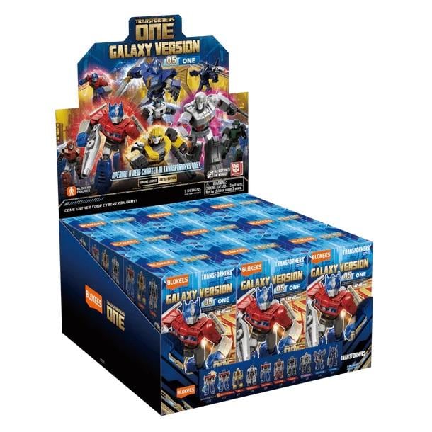 Précommande : TRANSFORMERS - Galaxy Version 05 - Model Kit Blokees Display 9 pc