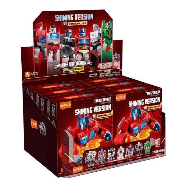 Précommande : TRANSFORMERS - Shining Version 01 - Model Kit Blokees Display 6 pc