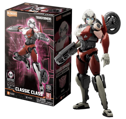 Précommande : TRANSFORMERS - Arcee - Model Kit Classic Class Blokees