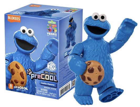 Précommande : SESAME STREET- Cookie Monster - Model Kit Classic Class Blokees