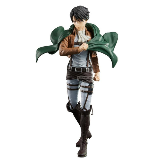 Précommande : L'ATTAQUE DES TITANS - Levi - Figurine Grandista 27cm