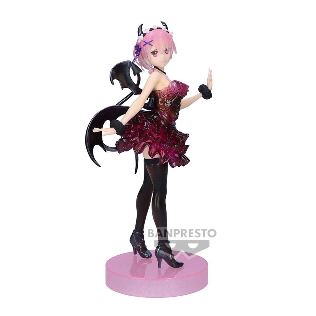 Précommande : RE ZERO - Ram - Figurine Clear & Dressy 22cm