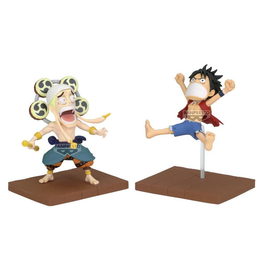 Précommande : ONE PIECE - Luffy & Enel - Figurine WCF-Log Stories 7cm