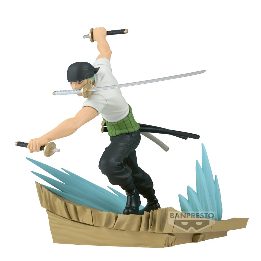 Précommande : ONE PIECE - Roronoa Zoro - Figurine Senkozekkei 1/2 11cm